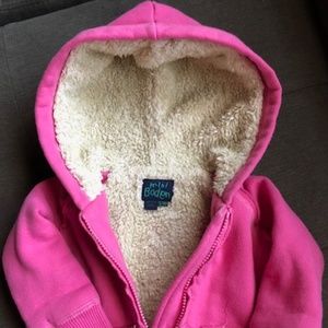 Mini Boden Sherpa Sweatshirt Hoodie